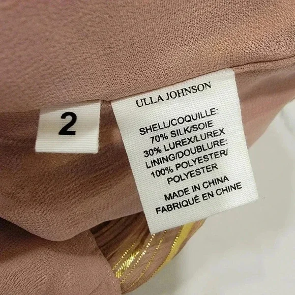 Ulla Johnson Ruffled Tiered Mini Dress Romantic Glam Feminine Holiday Cocktail 2 - Picture 9 of 12